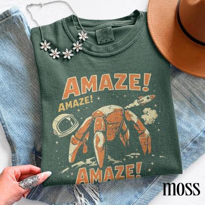 Amaze Rocket Rocky Shirt, Project Hail Mary Comfort Colors® T Shirt, Retro Sci Fi Alien Book Lover Graphic Tee