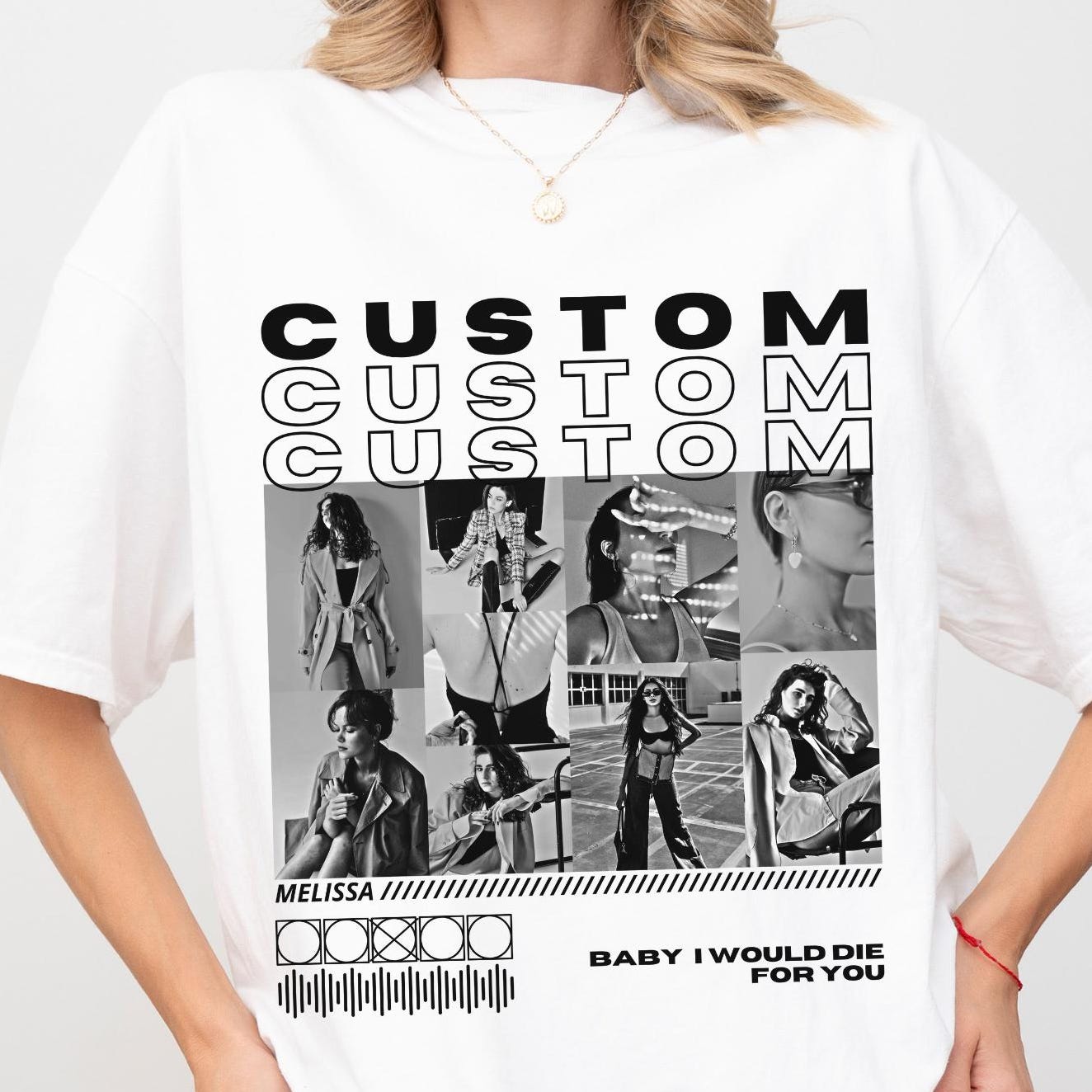 Personalized Only You Shirt with Photo for Couple