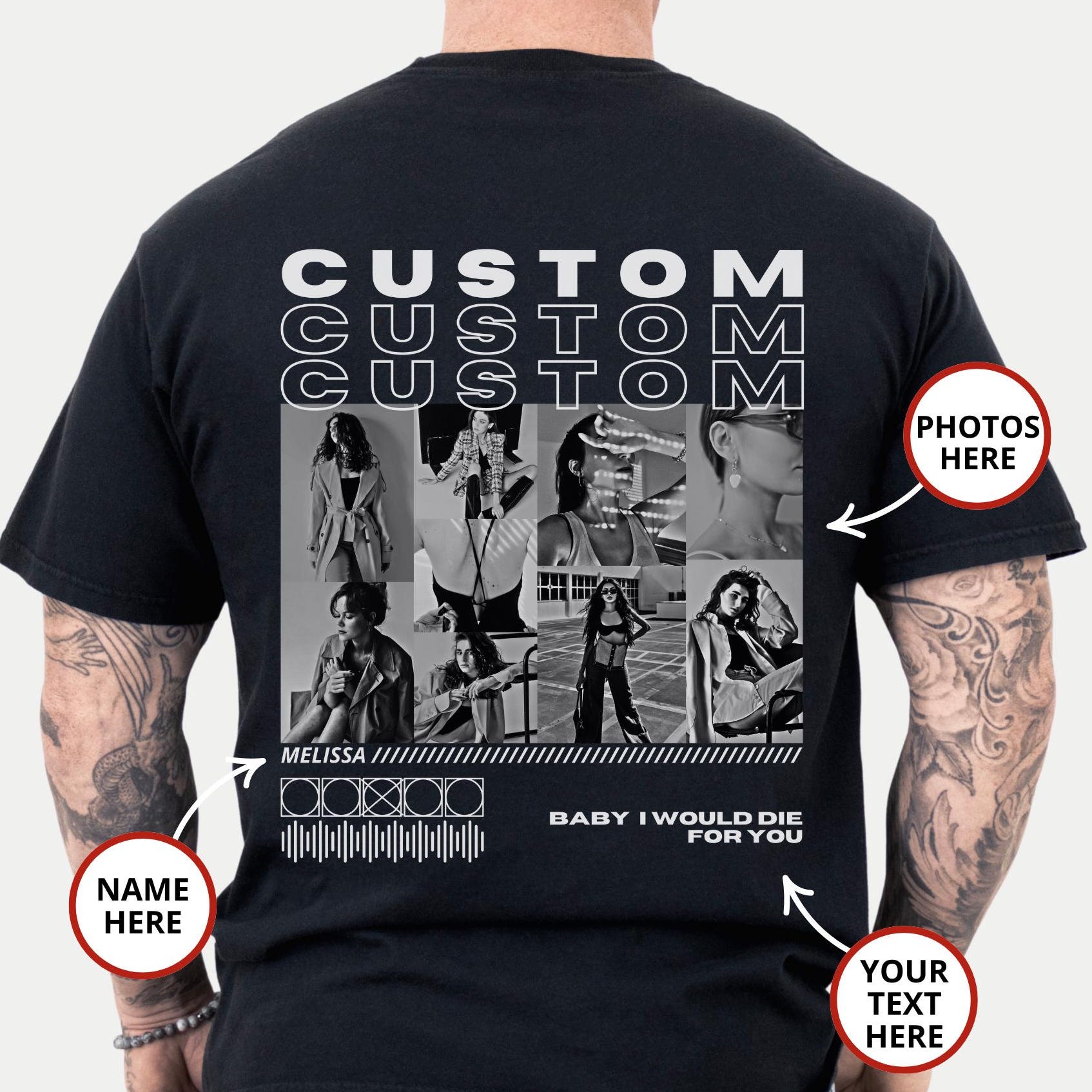 Personalized Only You Shirt with Photo for Couple
