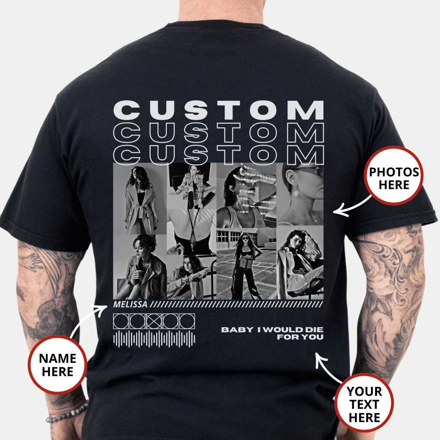 Personalized Only You Shirt with Photo for Couple