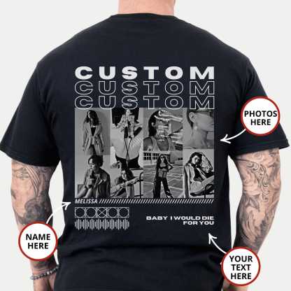 Personalized Only You Shirt with Photo for Couple
