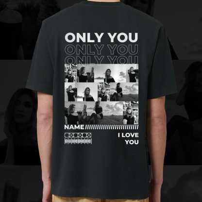 Personalized Only You Shirt with Photo for Couple