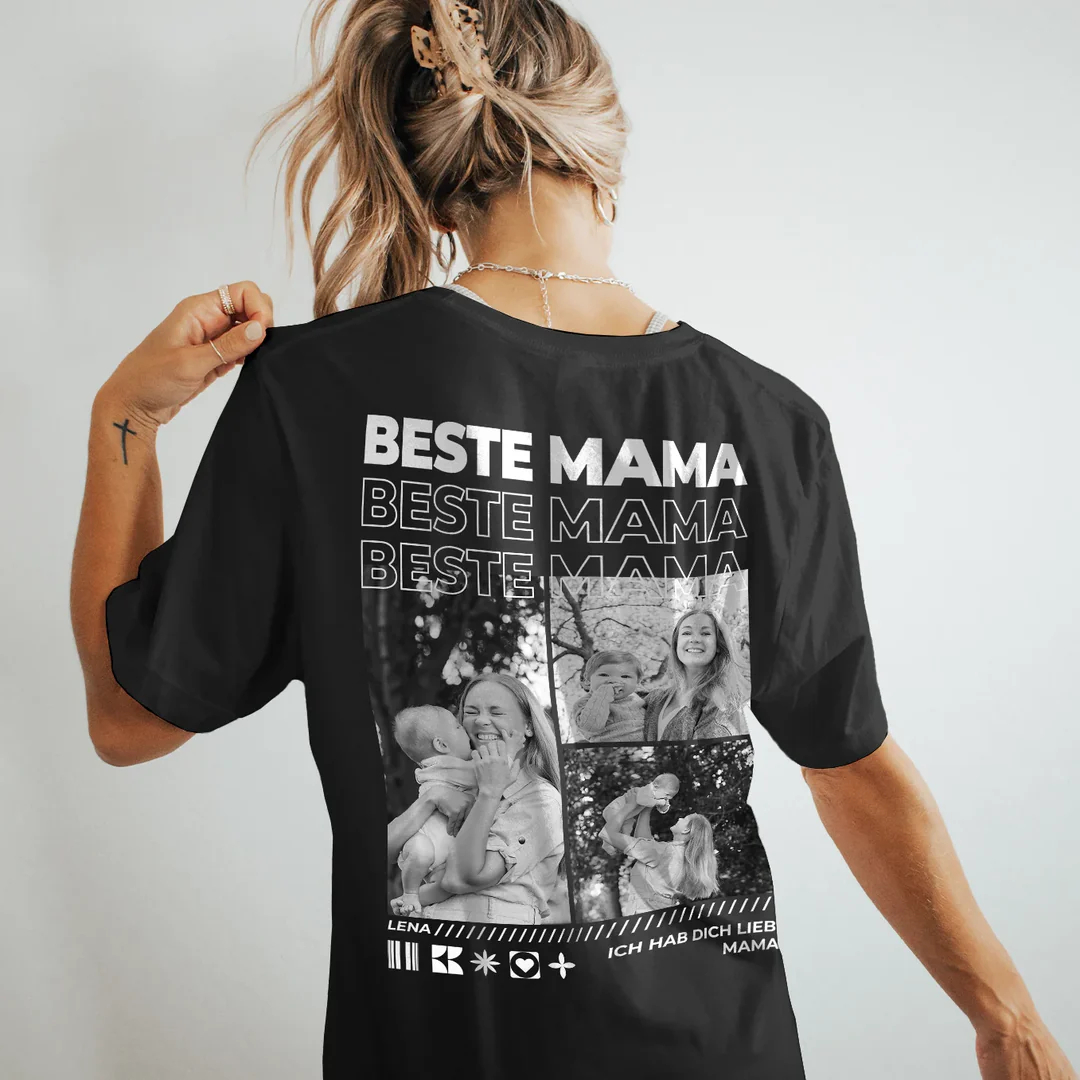 Personalized Best Dad Photo T-Shirt for Dad 