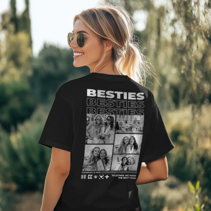 Personalized Best Dad Photo T-Shirt for Dad 