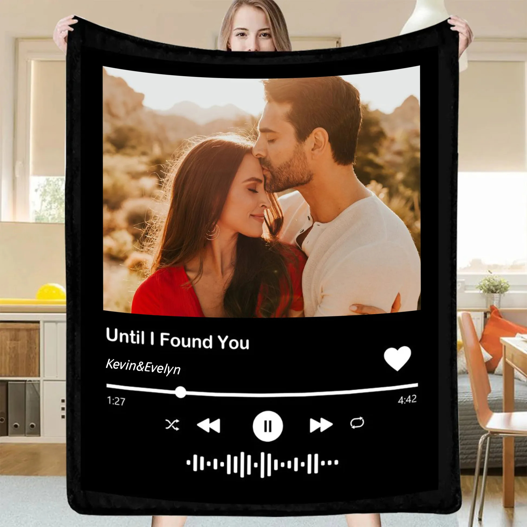 Custom Music Blanket Photo Starlight Blanket