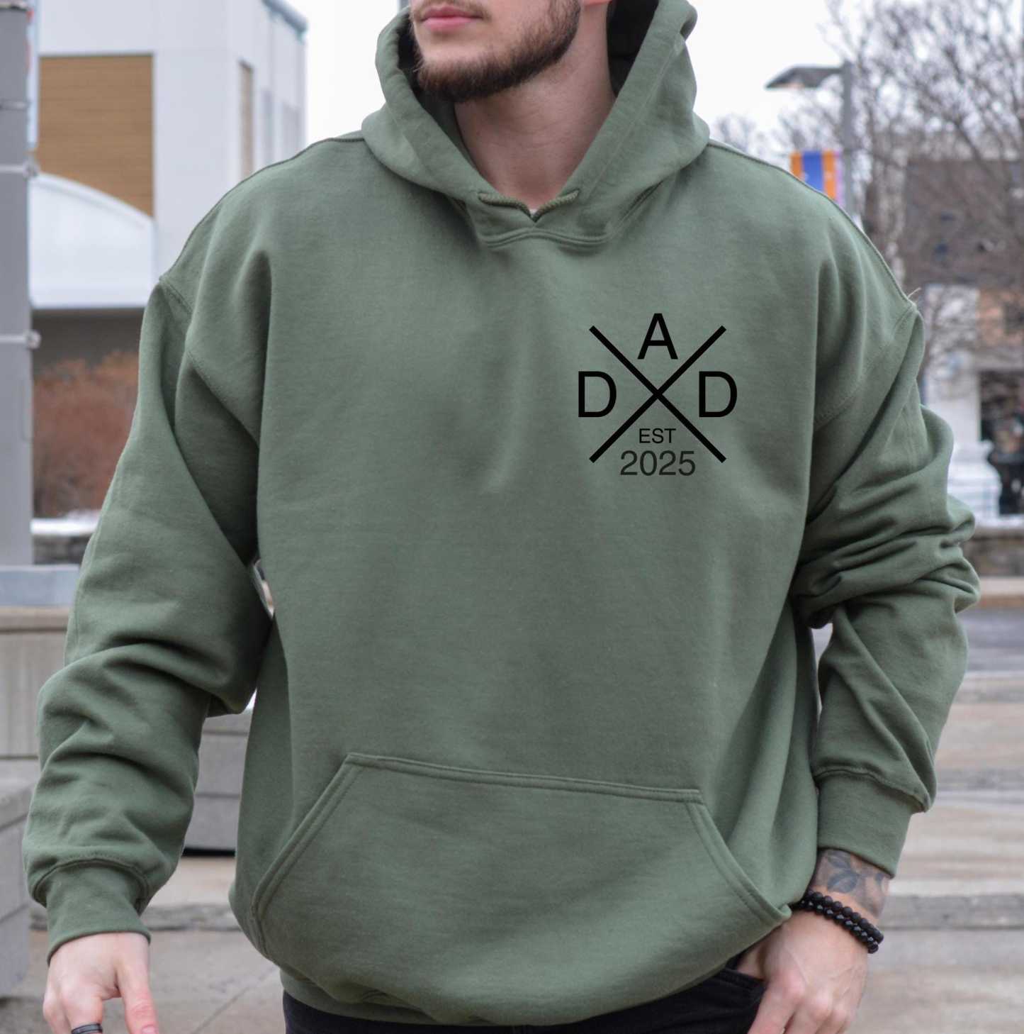 Personalized Dad Embroidered Sweatshirt Father Day Gift