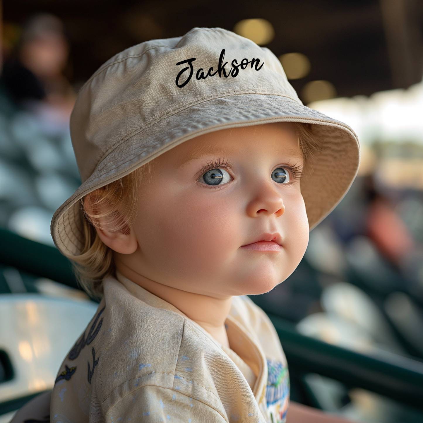 Personalized Embroidered Summer Hat for Kids