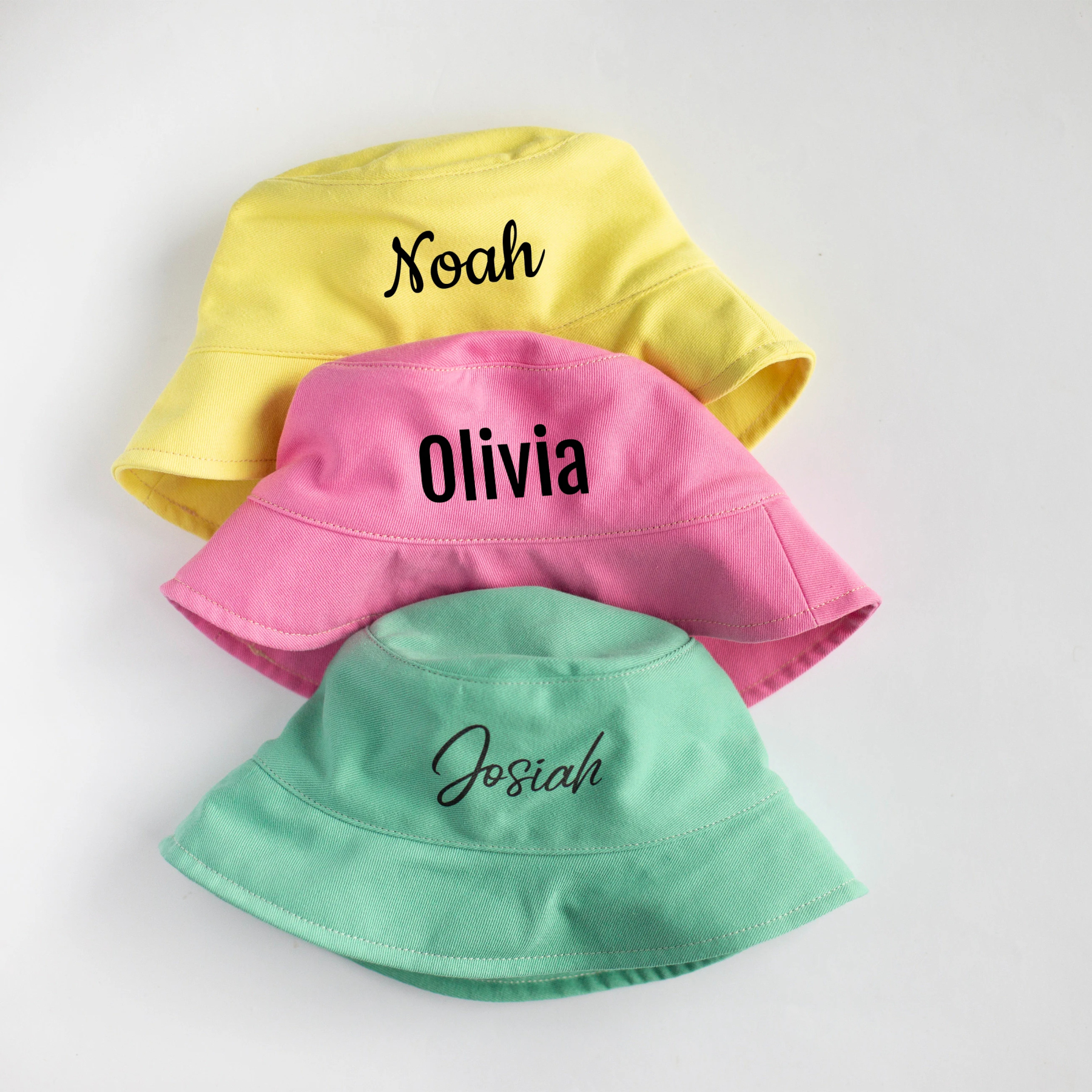 Personalized Embroidered Summer Hat for Kids