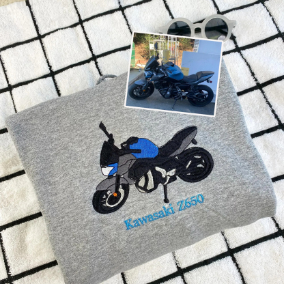Custom Car Embroidered Sweatshirt for Car Lover