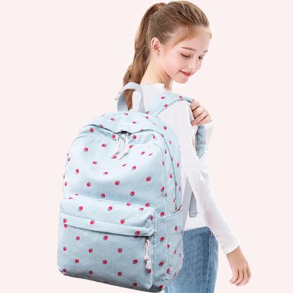 Stylish School Backpack for Teen Girls with Large Capacity