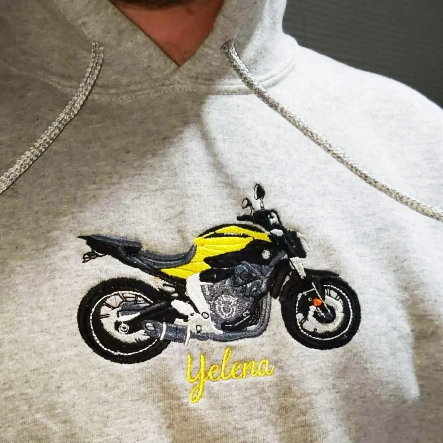 Custom Embroidered Car Sweatshirt for Car Lover