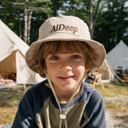 Custom Embroidered Kids Summer Hat with Name