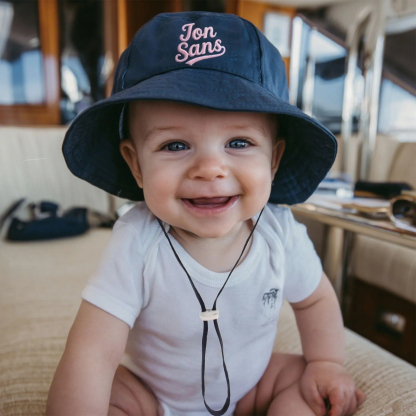 Custom Embroidered Kids Summer Hat with Name