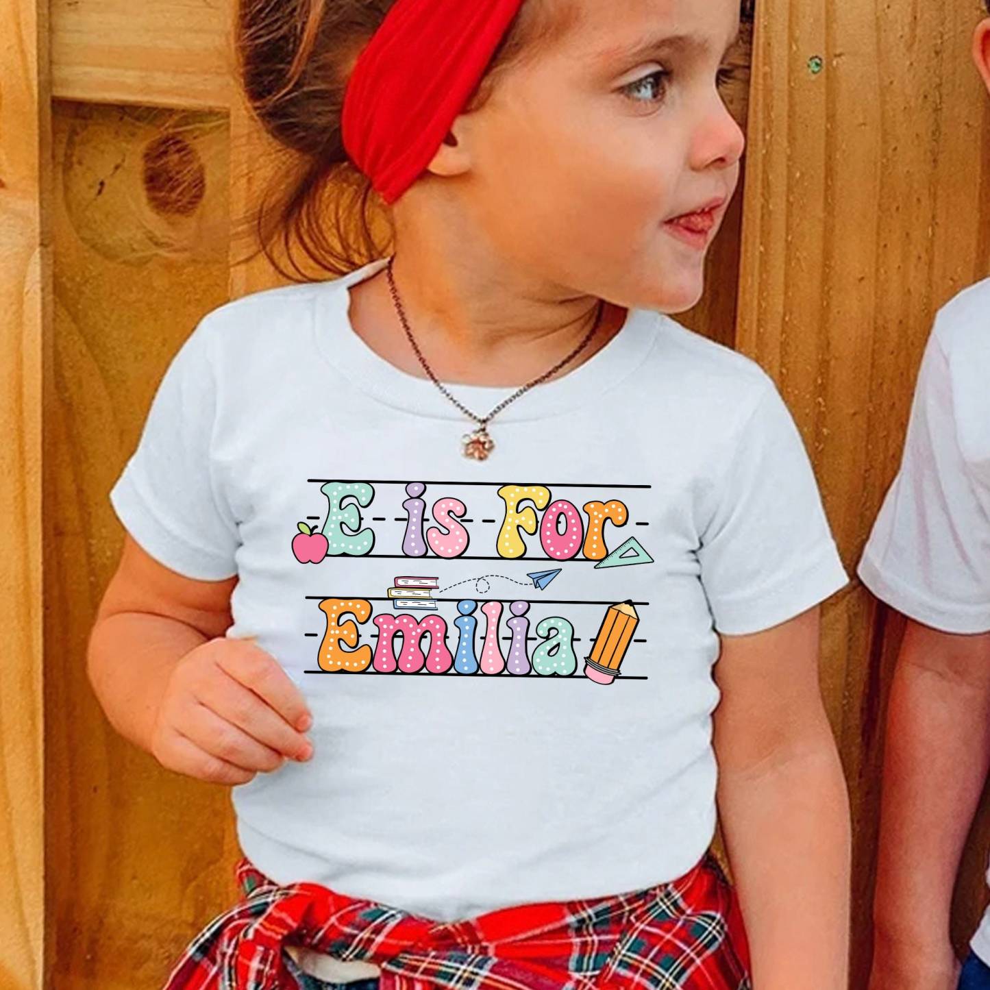 Custom Kids Name Back To School T-Shirt