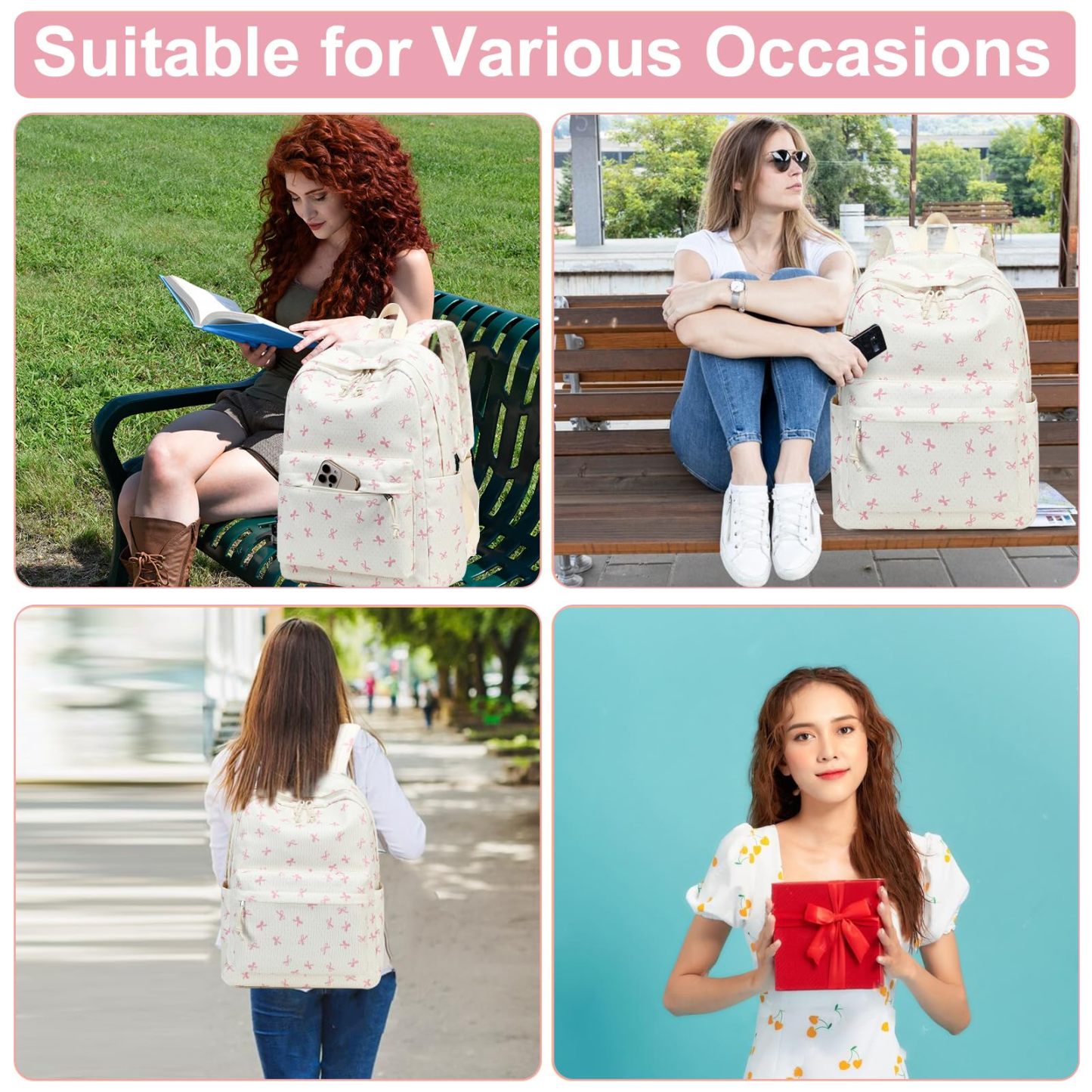 Cute and Practical Backpack for Teenage Girls for School and Travel