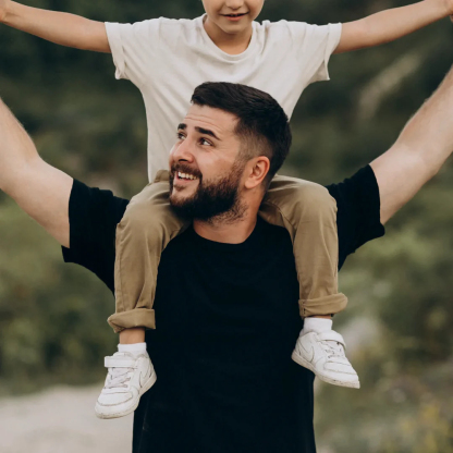 Personalized Best Dad Photo T-Shirt for Dad 