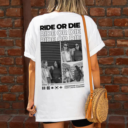 Personalized Besties T-shirt with Photo for Friend