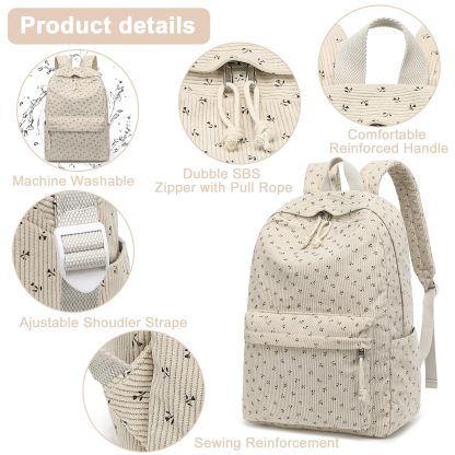 Stylish School Backpack for Teen Girls with Large Capacity