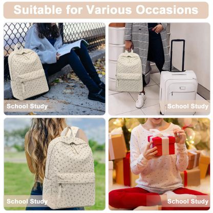Stylish School Backpack for Teen Girls with Large Capacity