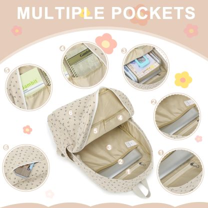Stylish School Backpack for Teen Girls with Large Capacity