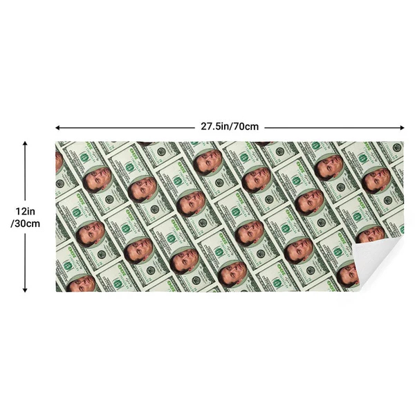 Personalized Photo Dollar Towel Funny Gifts for Him