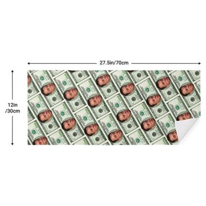 Personalized Photo Dollar Towel Funny Gifts for Him