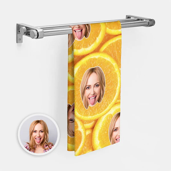 Personalized Photo Towel Funny Gifts for Him