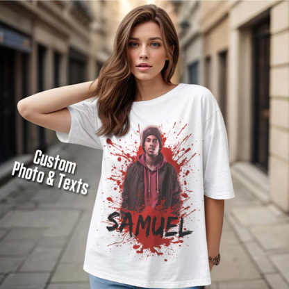 Personalized American Hip-hop Rap Tee with Name