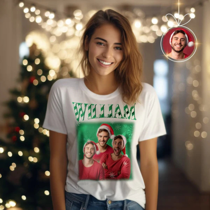 Personalized Name and Photo Vintage T-shirt
