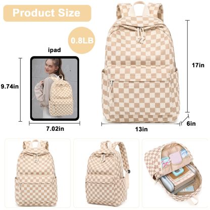 Trendy School Backpack for Girls with Comfortable Straps