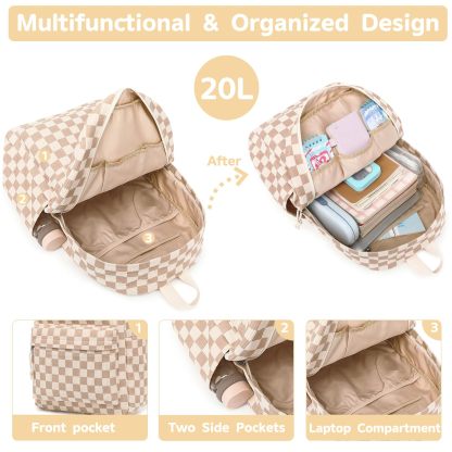 Trendy School Backpack for Girls with Comfortable Straps