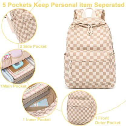 Trendy School Backpack for Girls with Comfortable Straps