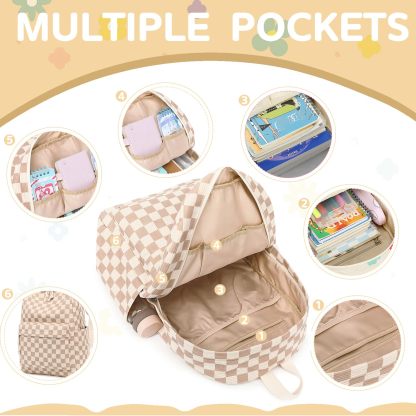 Trendy School Backpack for Girls with Comfortable Straps