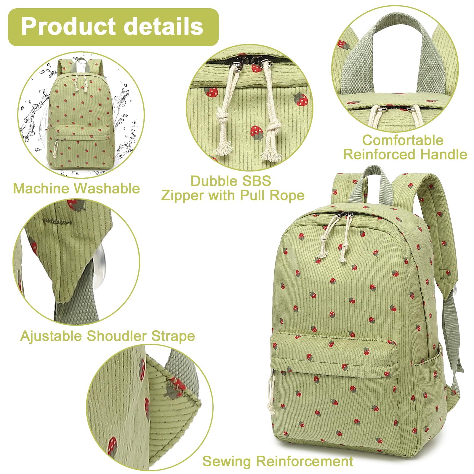Stylish School Backpack for Teen Girls with Large Capacity