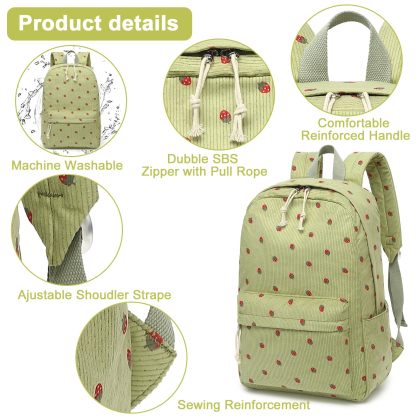 Stylish School Backpack for Teen Girls with Large Capacity