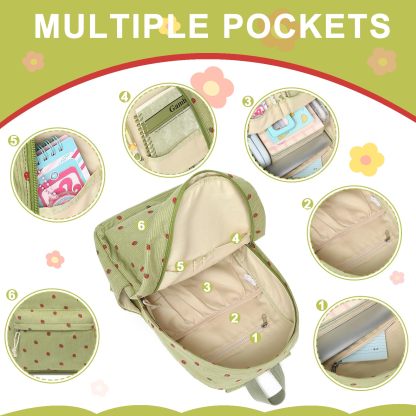 Stylish School Backpack for Teen Girls with Large Capacity
