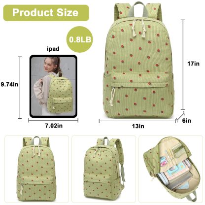 Stylish School Backpack for Teen Girls with Large Capacity