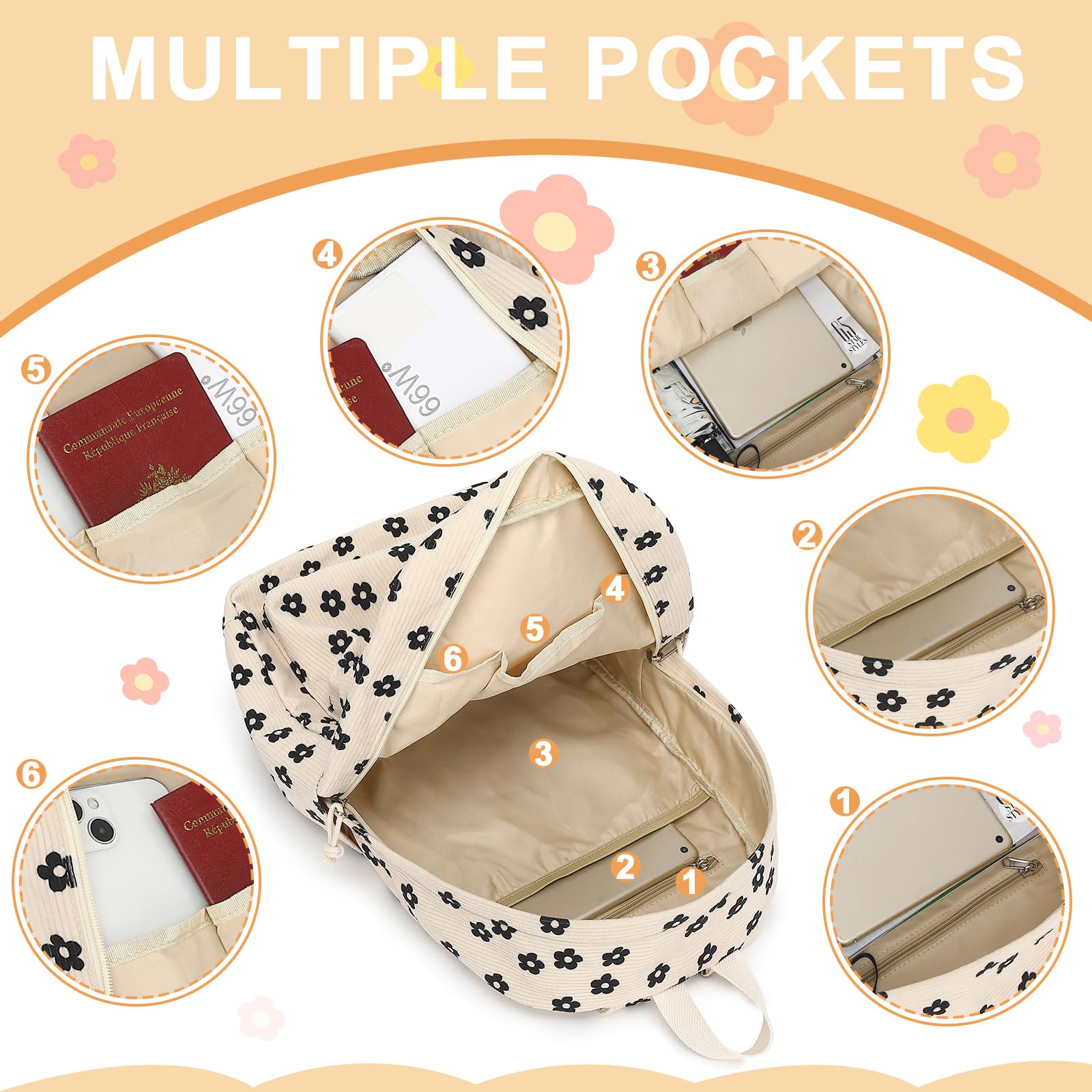 Cute and Practical Backpack for Teenage Girls for School and Travel