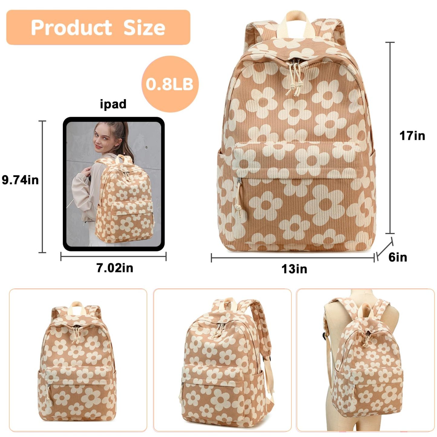 Back to School Backpack for Trendy Teen Girls