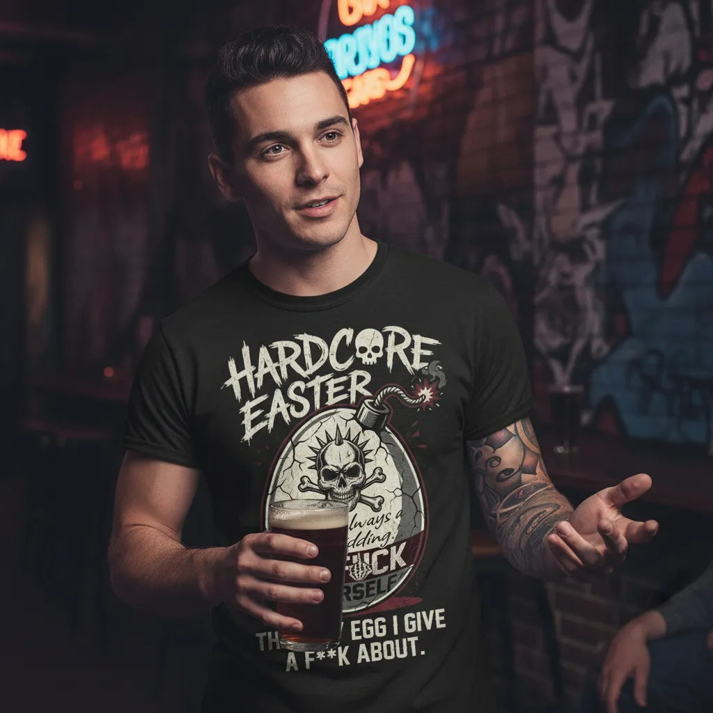 The "Bad Egg" Bomb T-Shirt HARDCORE EASTER Sweatshirt Hoodie