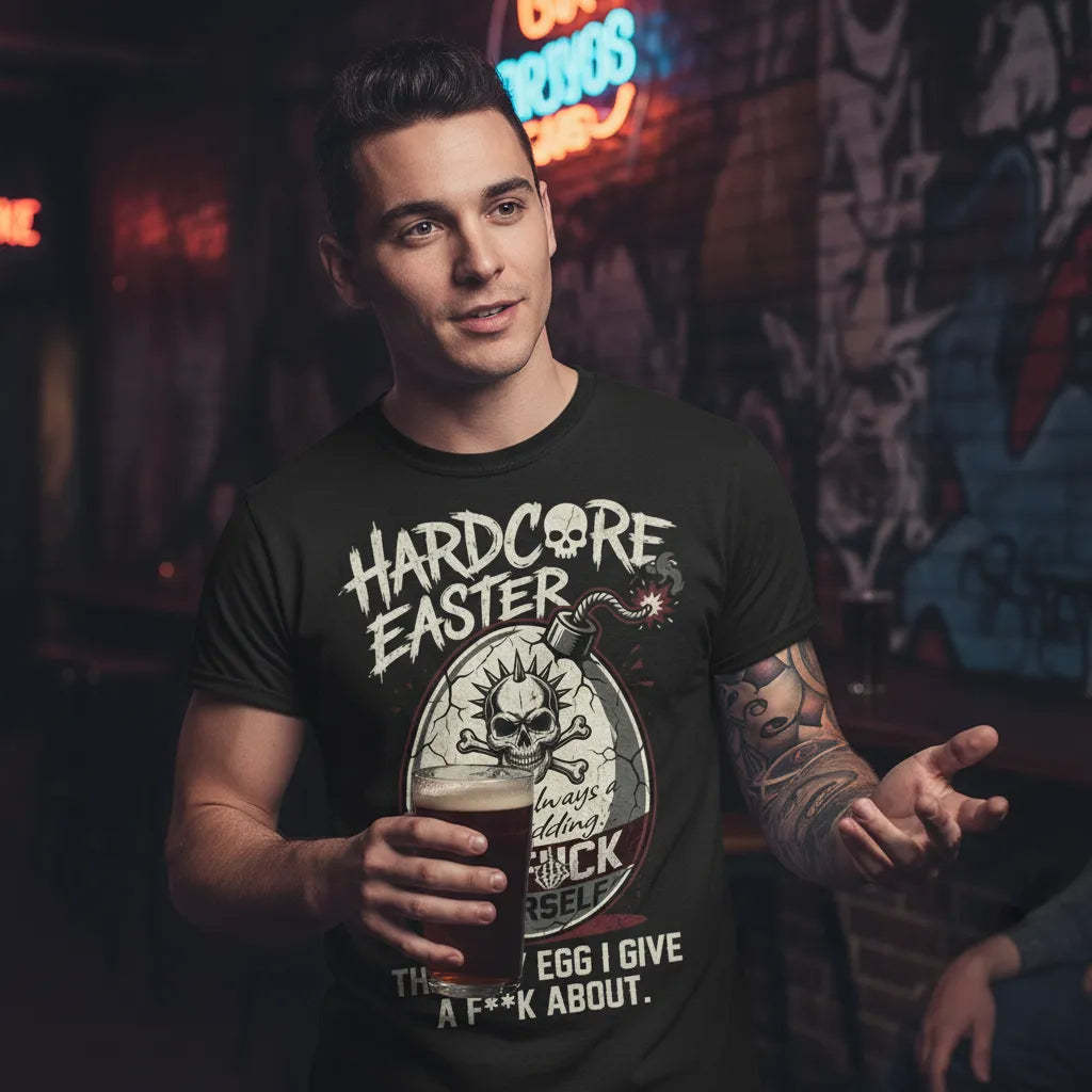 The "Bad Egg" Bomb T-Shirt HARDCORE EASTER Sweatshirt Hoodie