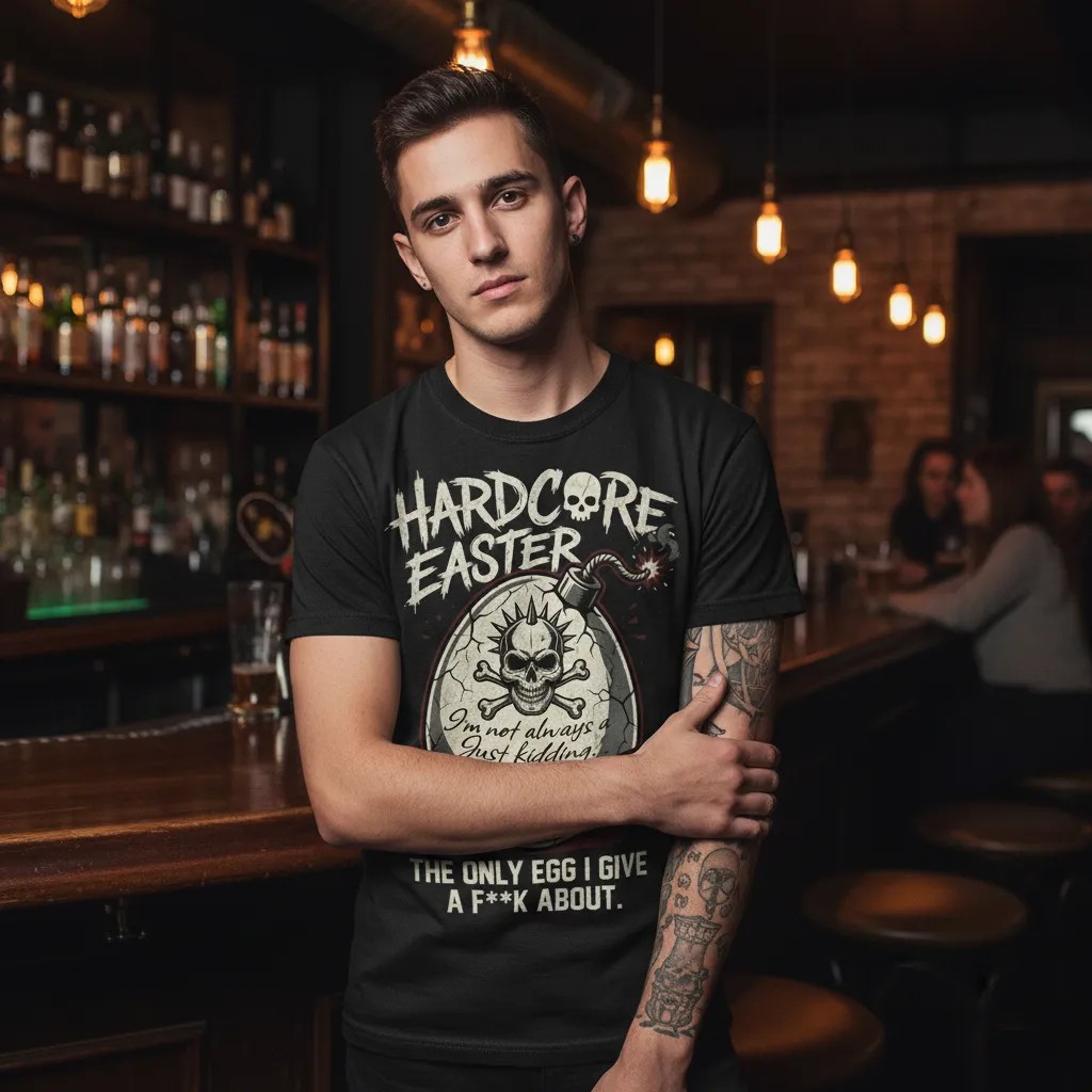The "Bad Egg" Bomb T-Shirt HARDCORE EASTER Sweatshirt Hoodie