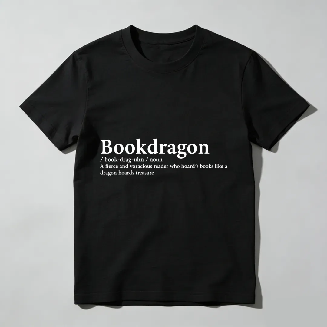 Bookdragon Definition Print Design Unisex Classic T-shirt