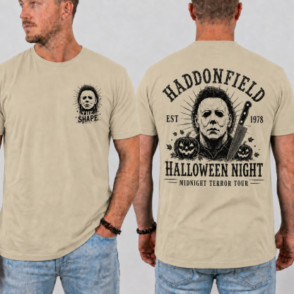 Halloween Night Horror Graphic Tee
