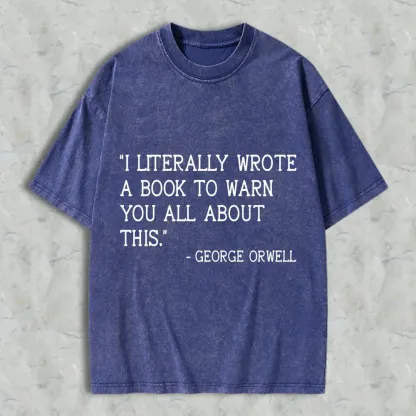 I Literally Wrote A Book To Warn You All About This Unisex Washed T-shirt