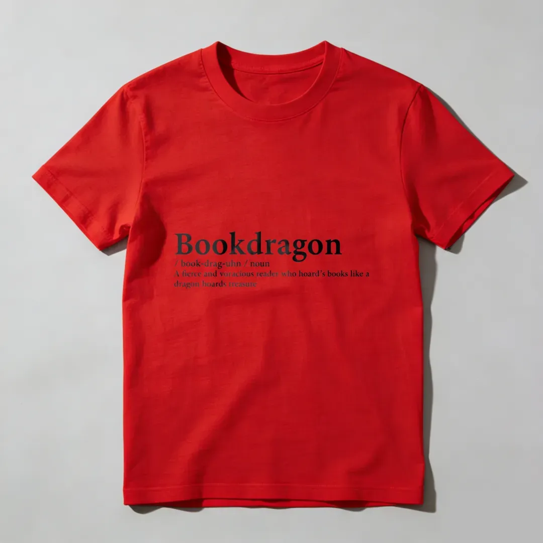 Bookdragon Definition Print Design Unisex Classic T-shirt