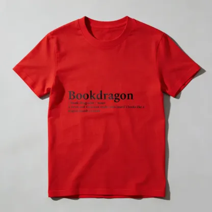 Bookdragon Definition Print Design Unisex Classic T-shirt