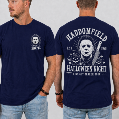 Halloween Night Horror Graphic Tee