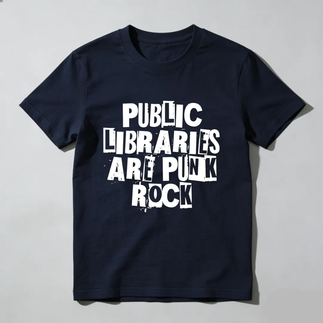 Public Libraries Are Punk Rock Unisex Classic T-shirt