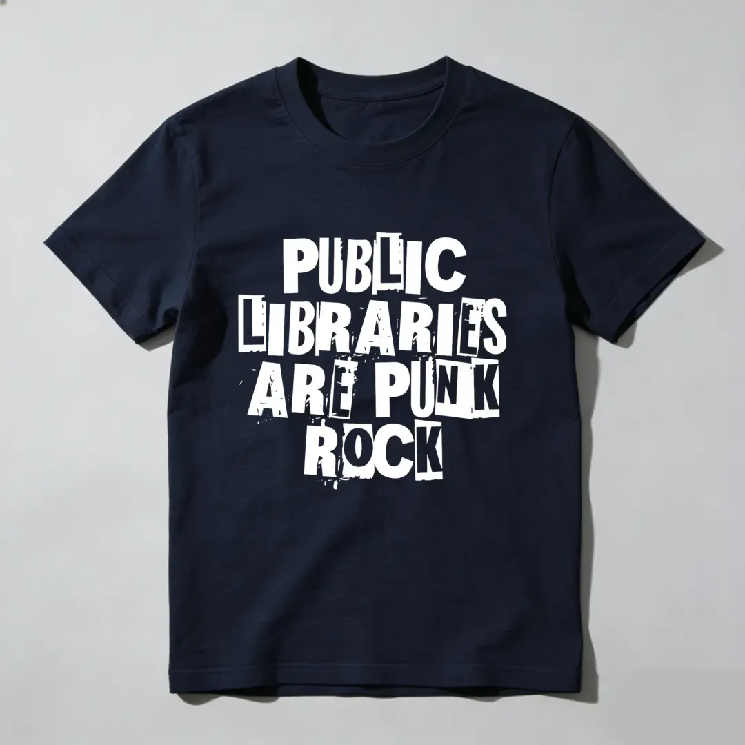Public Libraries Are Punk Rock Unisex Classic T-shirt